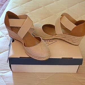 St John's Bay ladies wedge shoes. Size 7